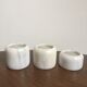 Set of three tealights marble, 1970