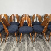 Chaises de salle à manger par Antonin Suman, années 1960, lot de 10
