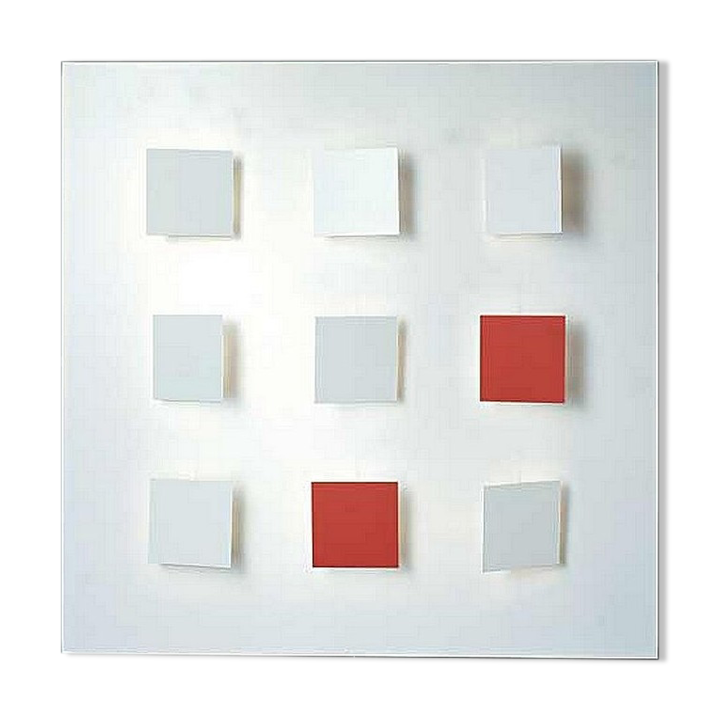 Wall lamp Metalo of Ten Hours Ten white and red