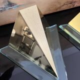 Set of 2 1980s modernist wall light Alaska Lux Lighting House Inc., Germany.