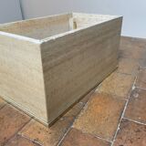 Coffee table and travertine