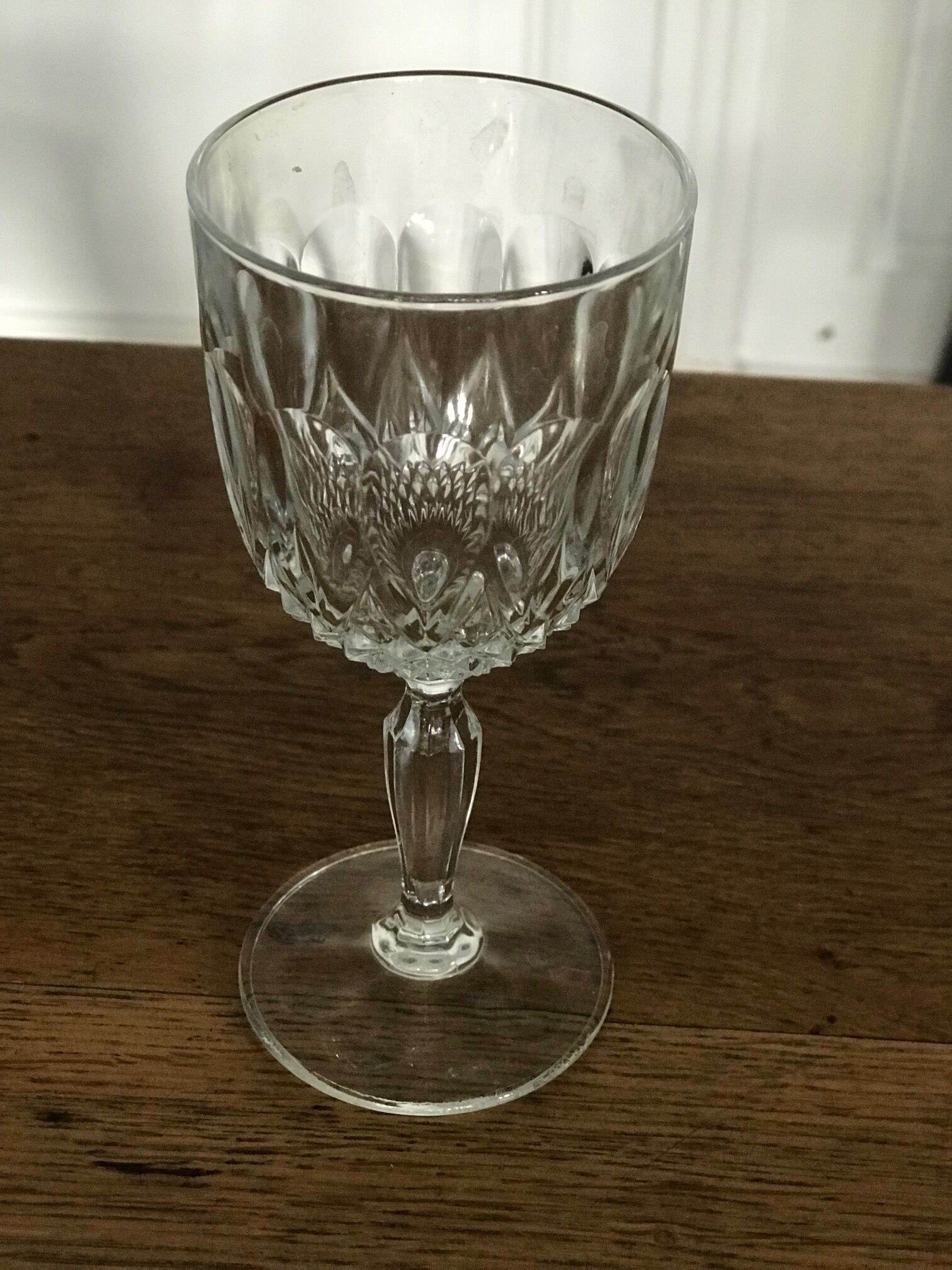 Set of 6 vintage walking glasses