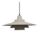 Vintage David Mogensen White Pendant Lamp, Super Light A/S, Danish Mid-Century
