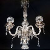 Murano crystal chandelier, Italy.