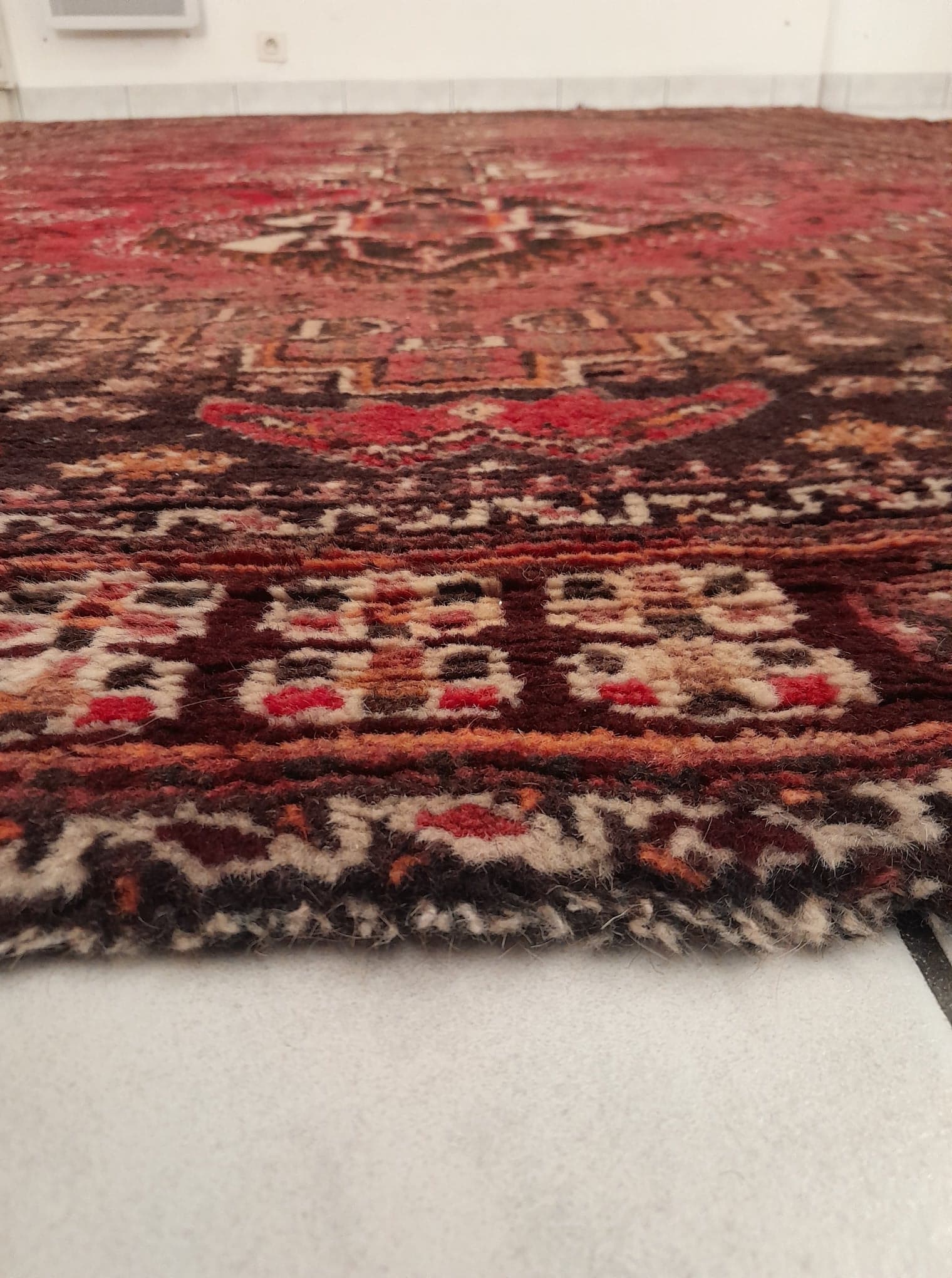 Handmade shiraz persian carpet 337x237cm