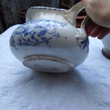 Creil and Montereau iron earthenware jug
