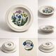 Set of 6 deep plates Arabia Finland – vintage Scandinavian floral design