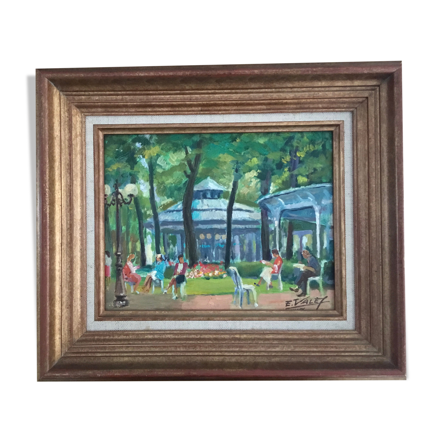 Frame with painting " In the Park "