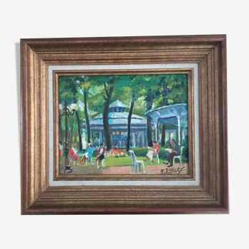 Frame with painting " In the Park "