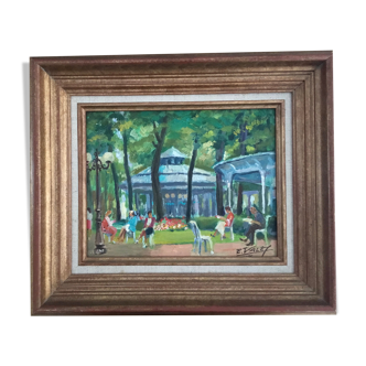 Frame with painting " In the Park "