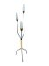 1950s metal and rope floor lamp