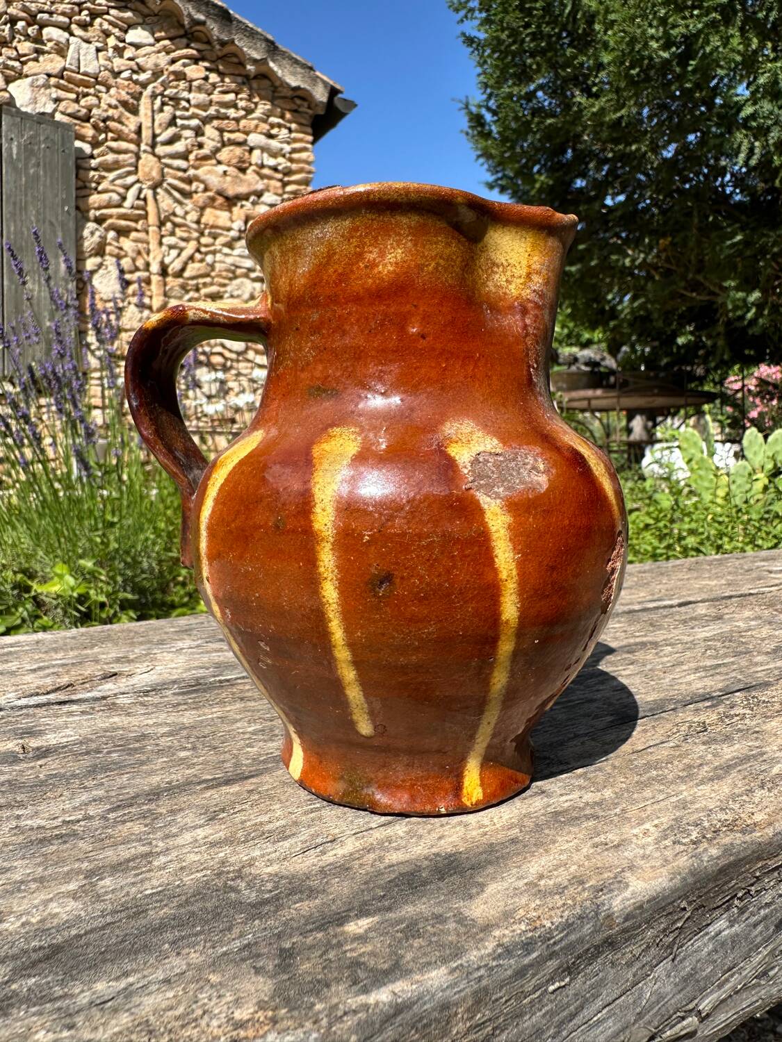 Terracotta jug