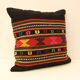 Turkish kilim pillow, vintage pillow, lumbar pillow, bedding pillow, extra long pillow, 50x50, e-35.