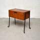 Wood and metal sewing box, 1960s