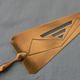 Art Deco pie server silver handle filled with Minerva hallmark.