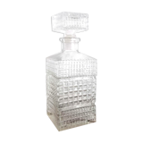 Diamond cut whisky decanter