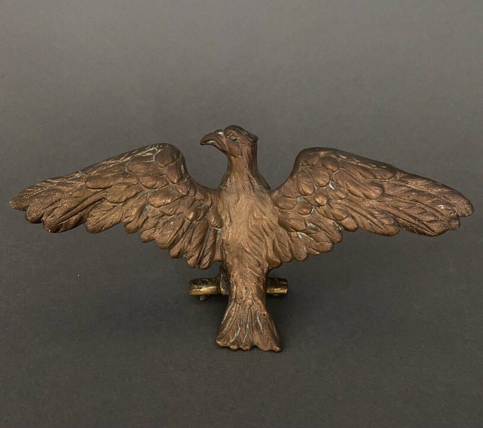Three bronze eagles Napoleon III 19th century golden patina