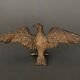 Three bronze eagles Napoleon III 19th century golden patina
