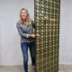 Vintage Art Deco design fiberglass doors sixties