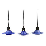 Trois lampes suspendues Design Light Ufo, modèle Inter, Design Danois années 1990.