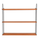 1960s vintage Scandinavian “Hylla” shelf in oak and metal