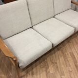 Reupholstered scandinavian sofa