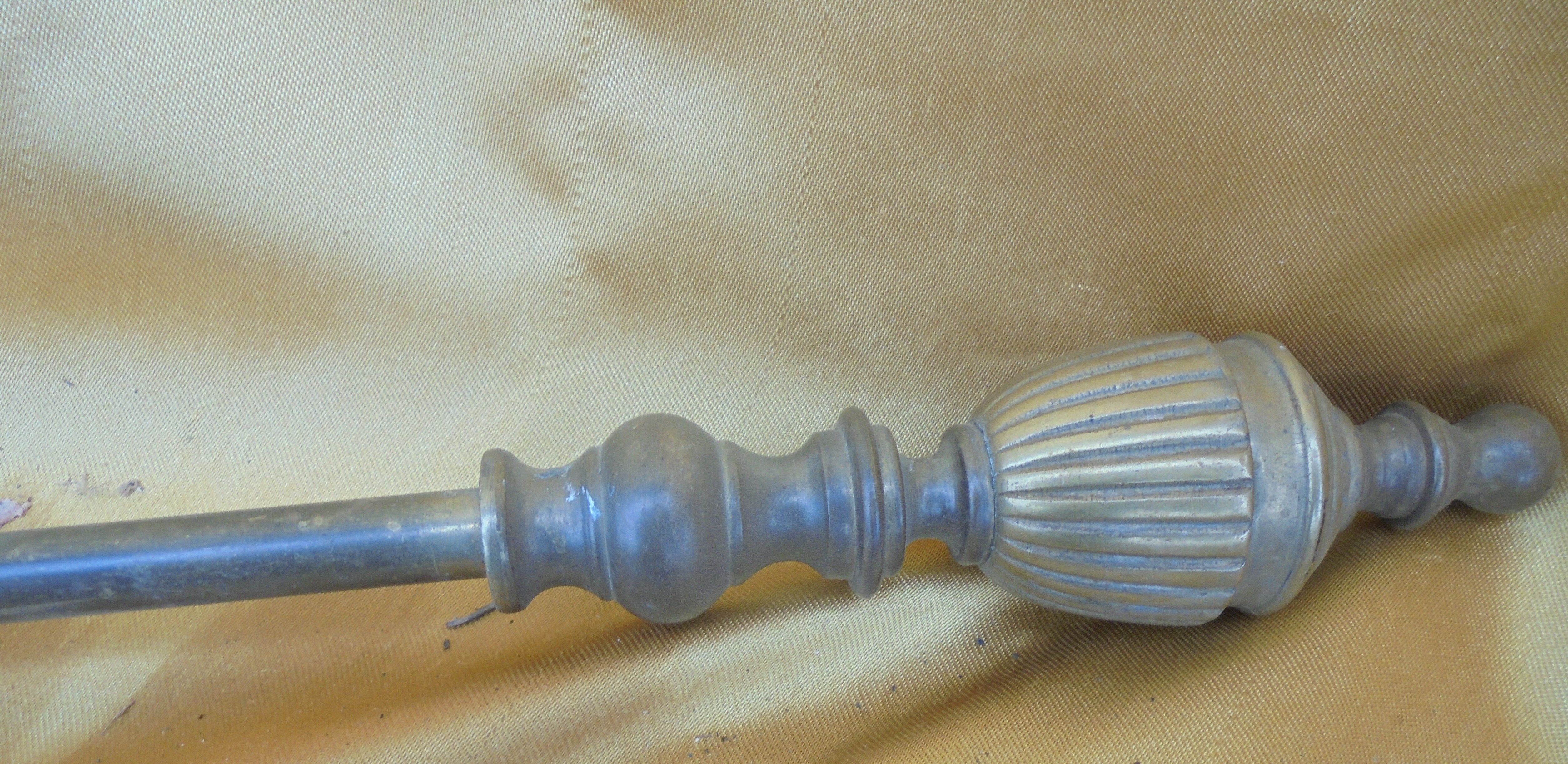 Servant of bronze and brass chimney