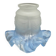 Blue draped decorative tulip - glass