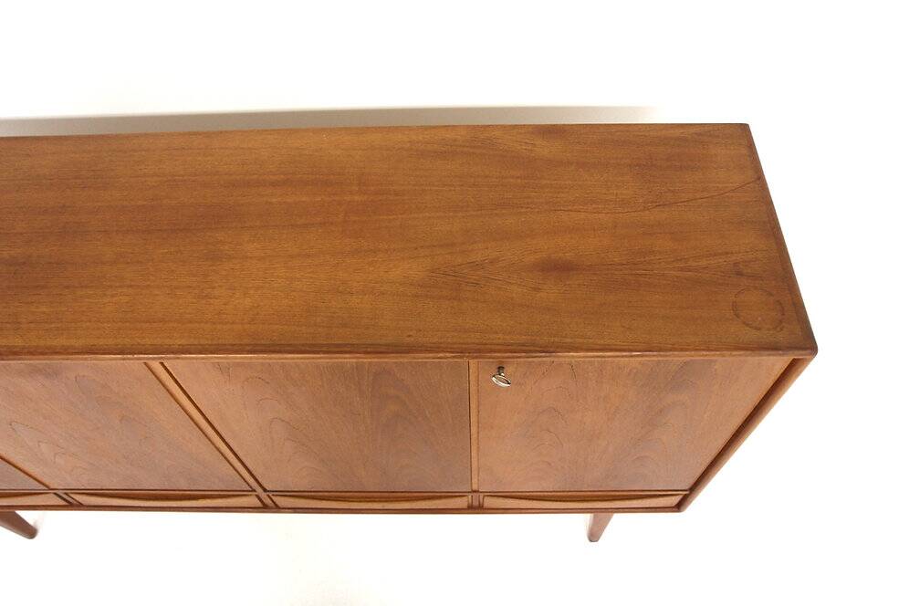Scandinavian teak sideboard, Möbelfabriken Linden, Sweden, 1950