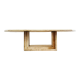 Travertine coffee table