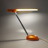 1990s Orange Table Lamp "Microlight" by Ernesto Gismondi for Artemide. Made in Italy