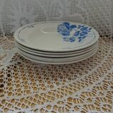 6 Moulin des Loups soup plates