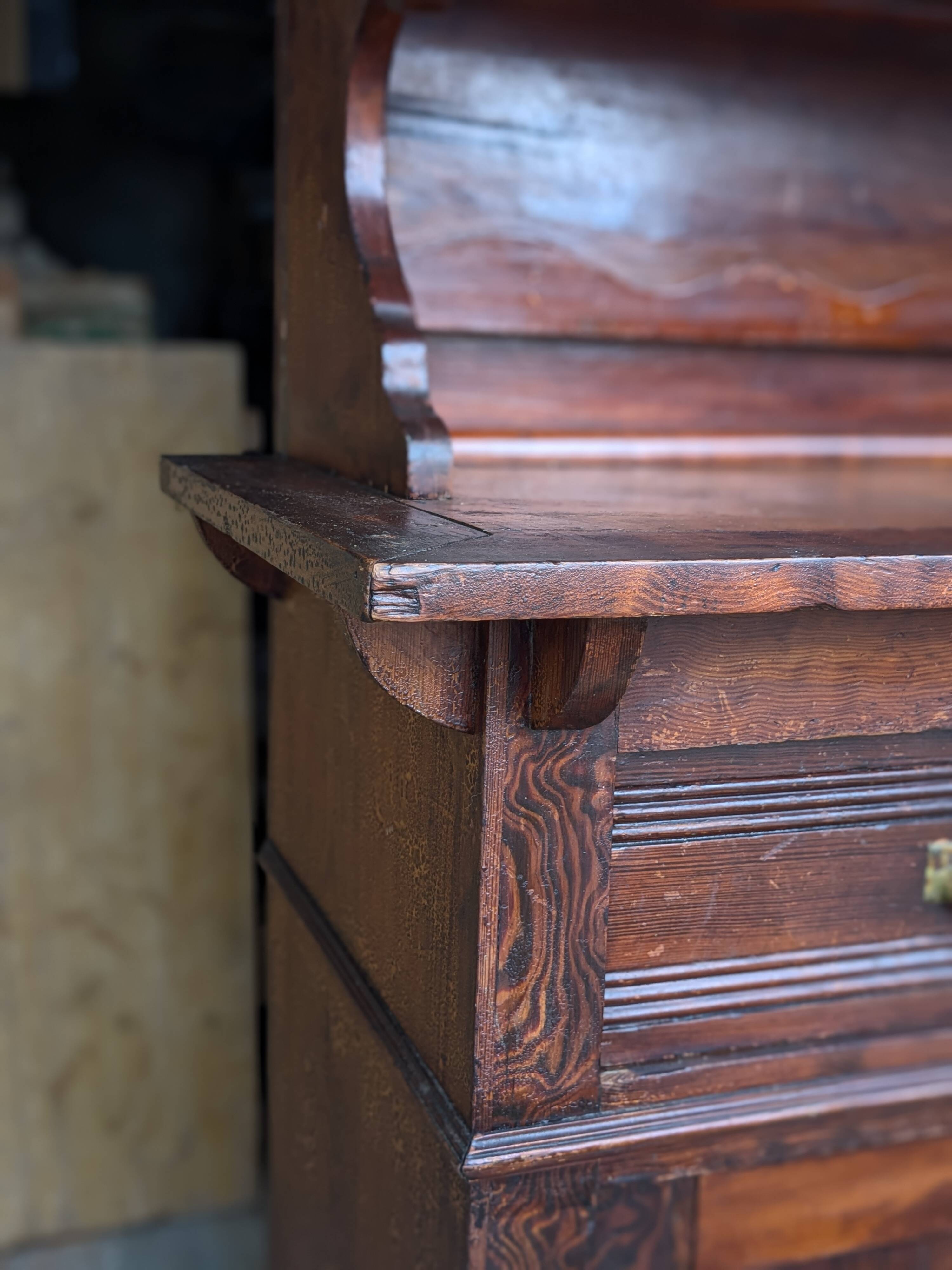Japanese-style two-body buffet - Arts and crafts - circa 1900 Art Nouveau
