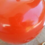 Seau pomme à glacons rouge vintage