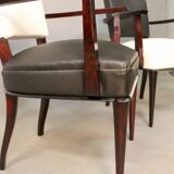 Pair of bridge armchairs