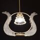 Elegant Art Decò Barovier and Toso Chandelier, 1940s