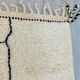 Black and white Moroccan rug, 150/250cm