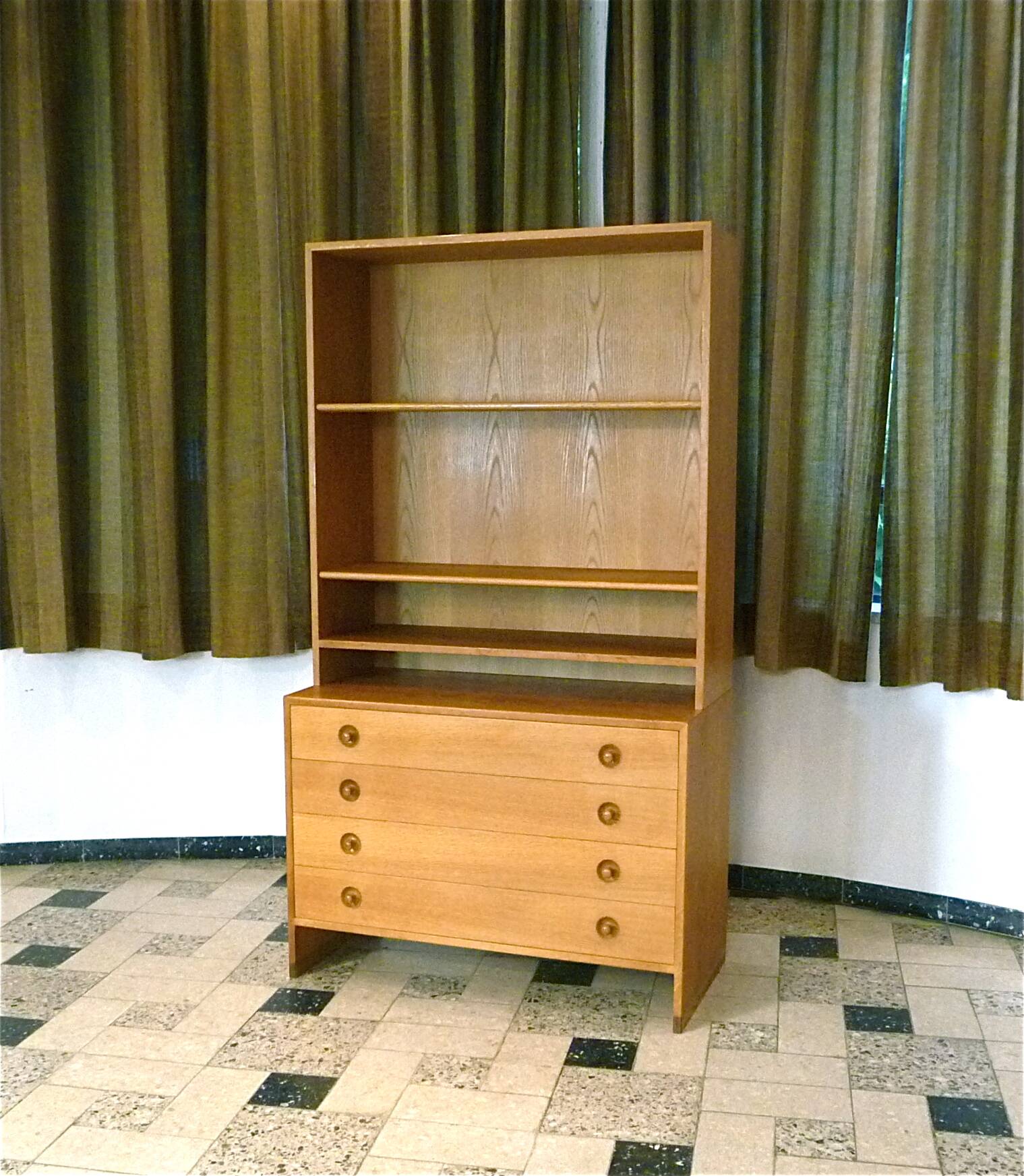Danish Model 'RY-100'  Modular Cabinet by Hans J. Wegner for RY Møbler, 1950s