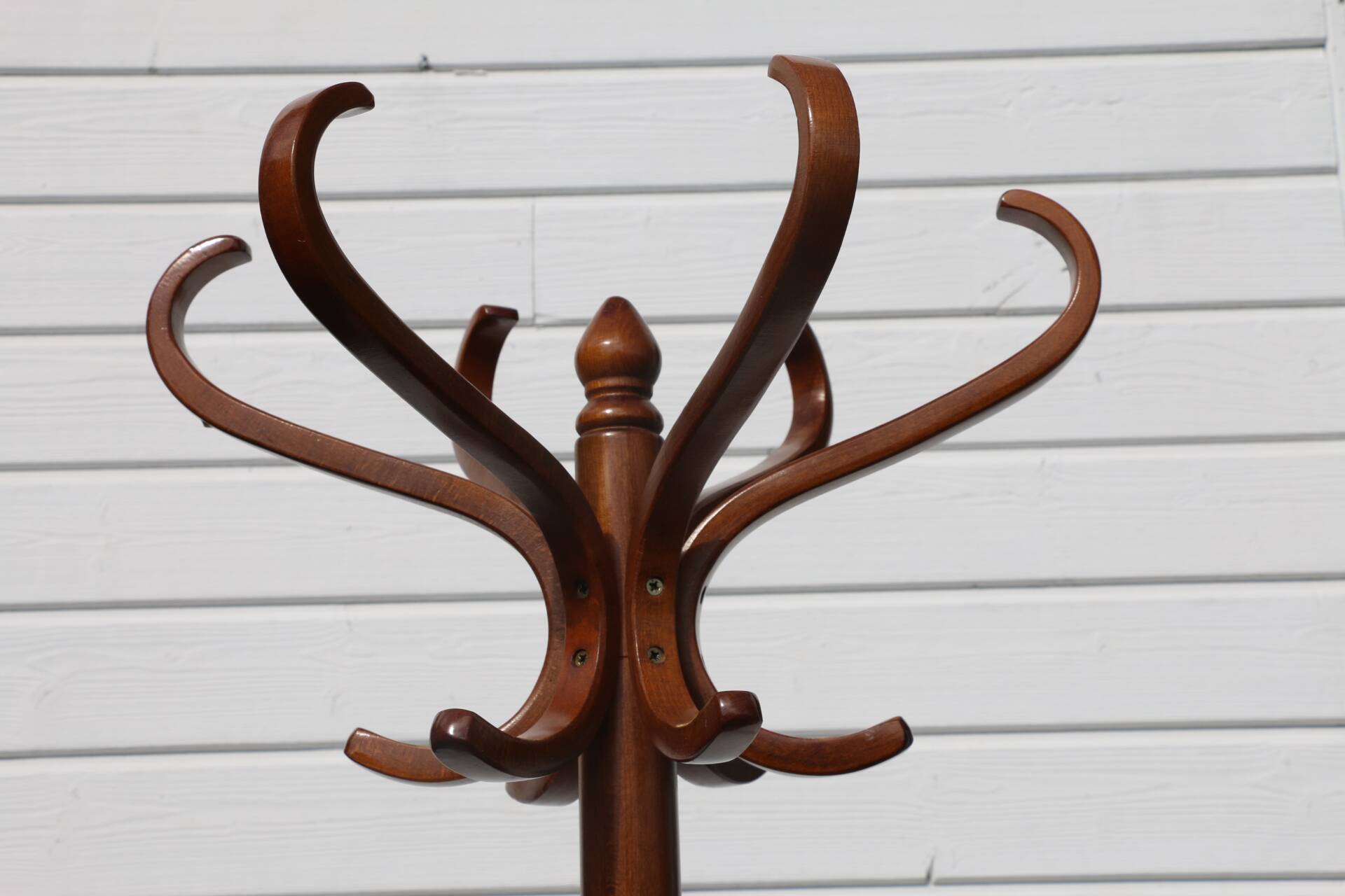 Coat rack parrot BAUMANN dark beech umbrella stand
