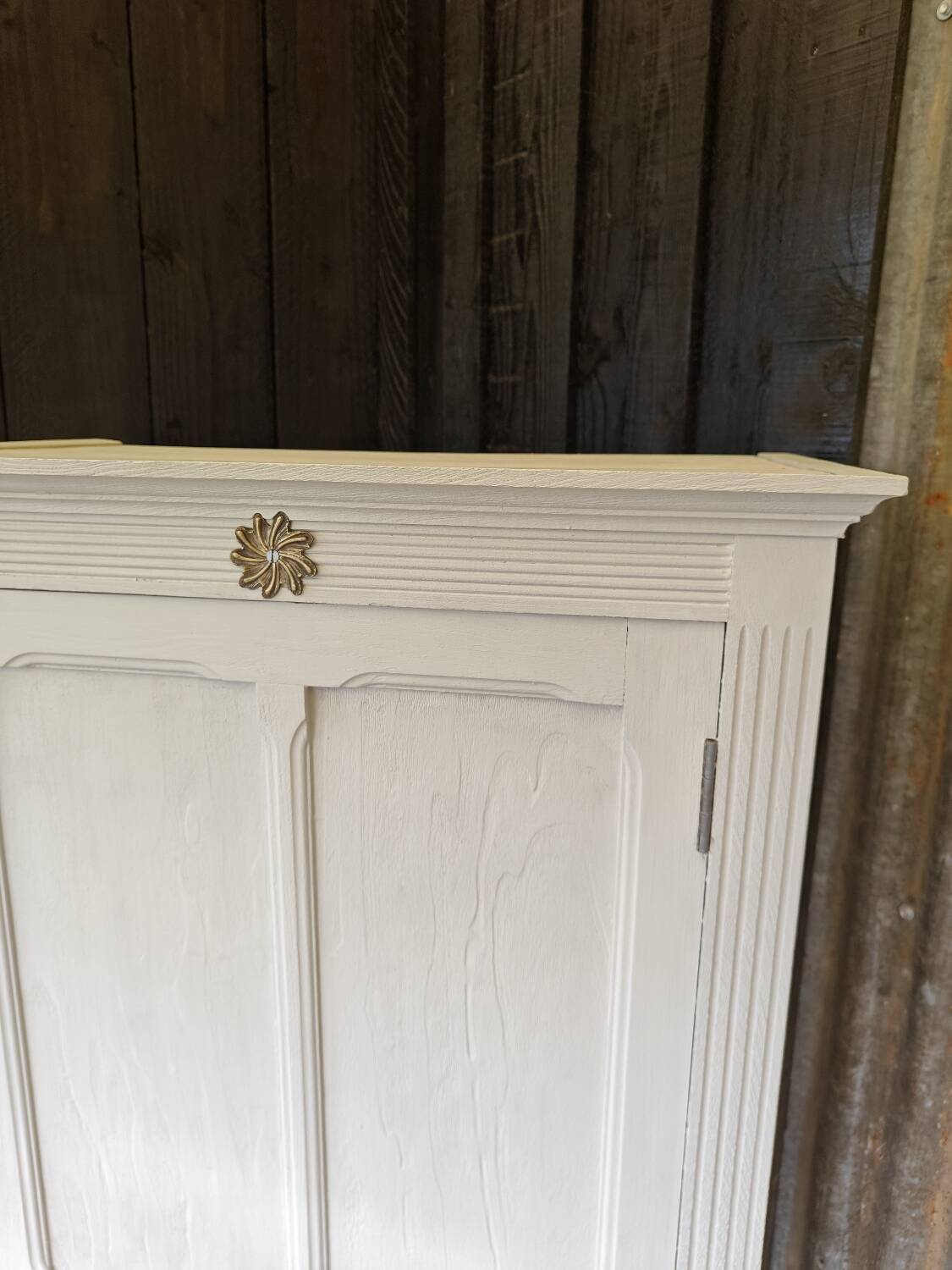 Restored Parisian Bonnetière Wardrobe