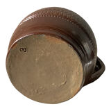 Varnished stoneware pitcher