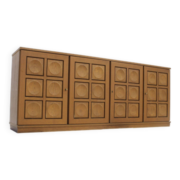 Vintage brutalist sideboard 1970s Gerhard Bartels