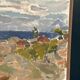 Large Original Swedish Oil on Canvas – “Strand, Öland” by Ingvar Hällgren