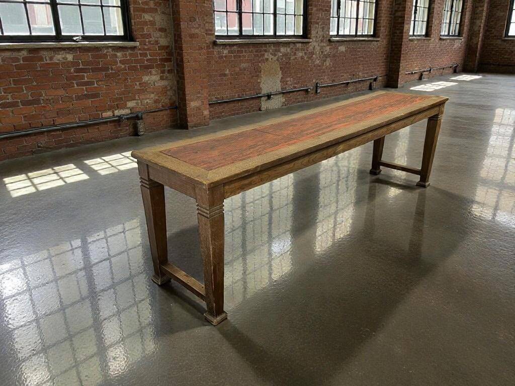 XL Vintage Wooden Dining/Console Table