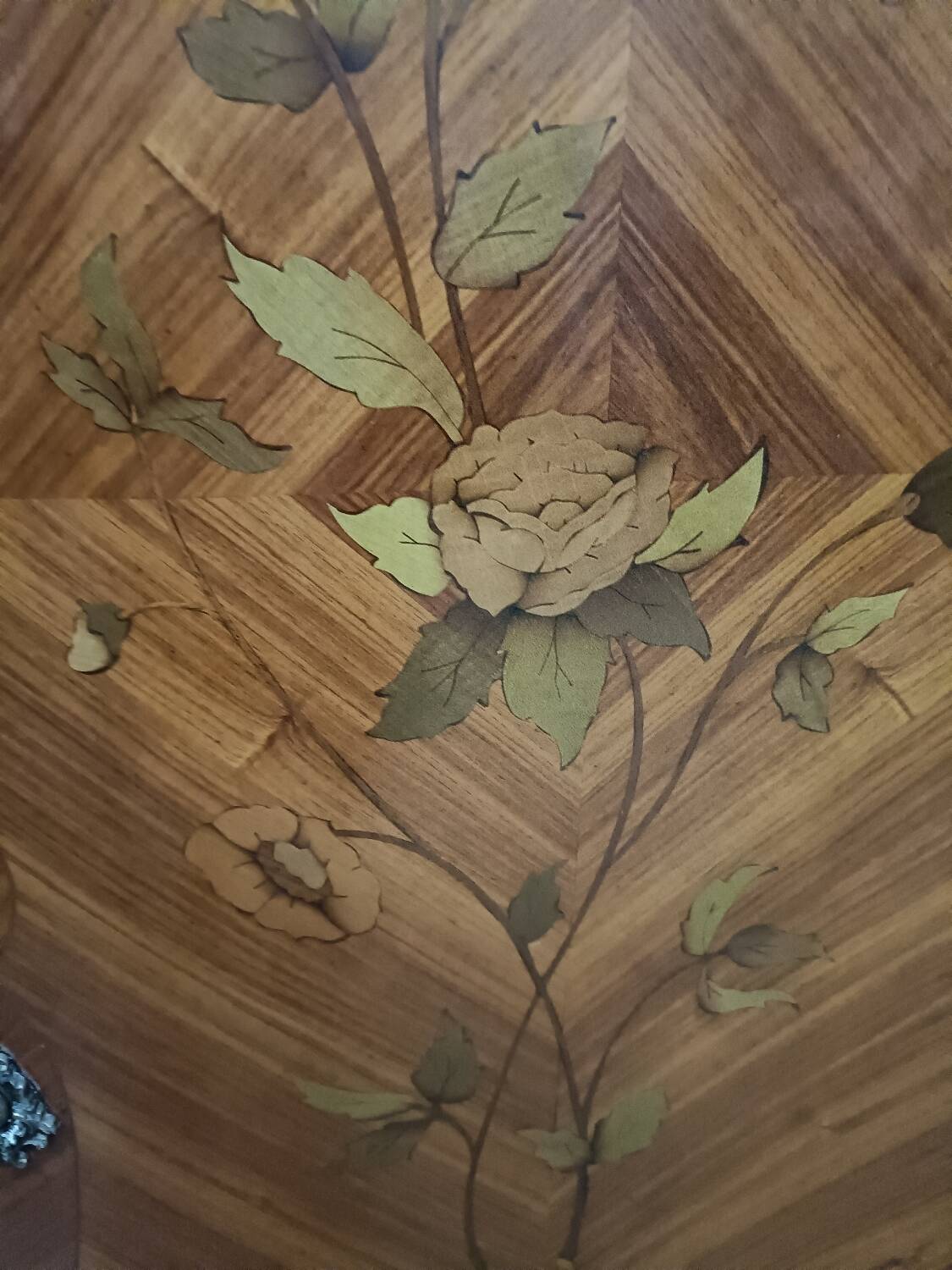 Rosewood inlaid cabinet