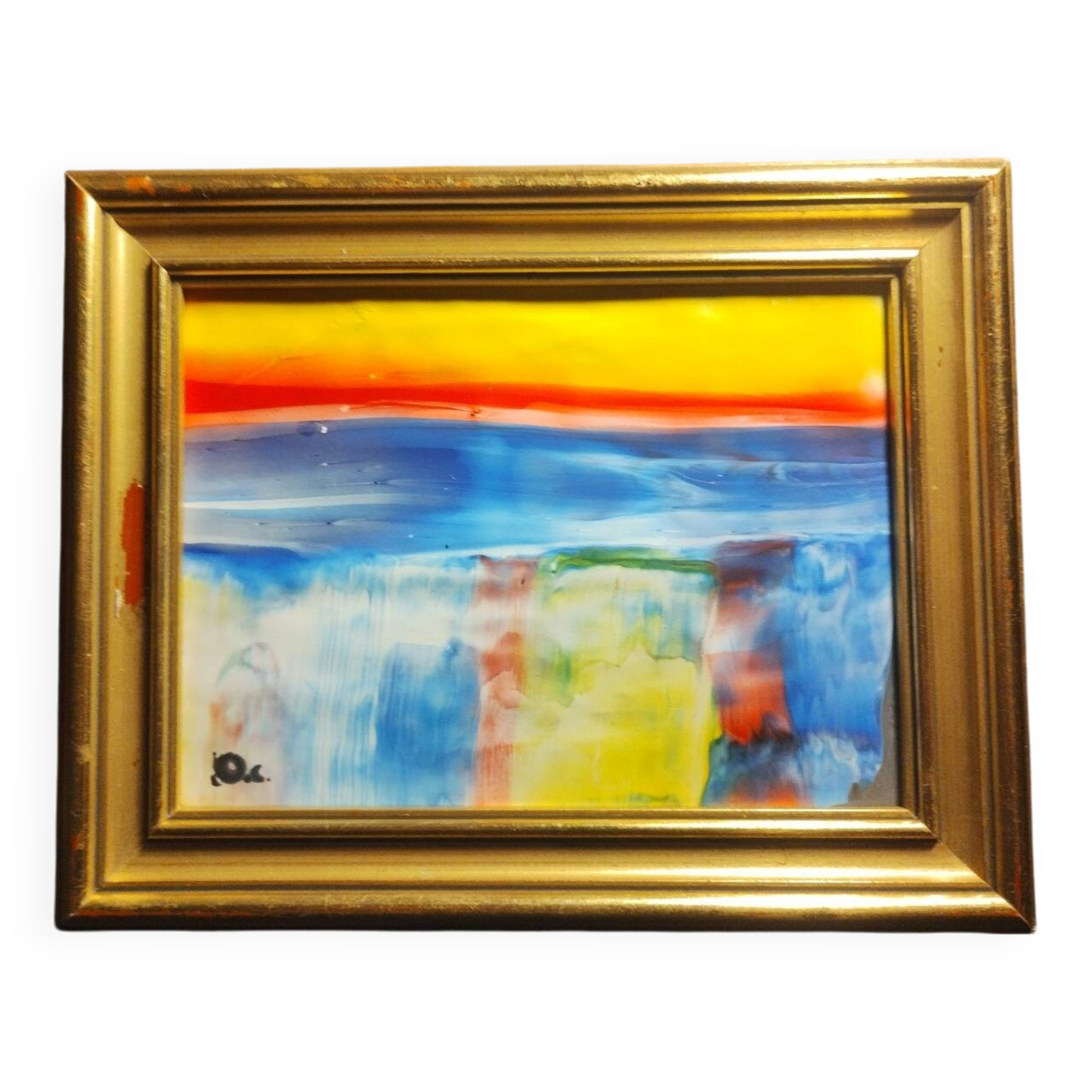 Small abstract painting