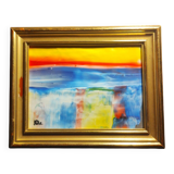 Small abstract painting