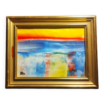 Petite peinture abstraite