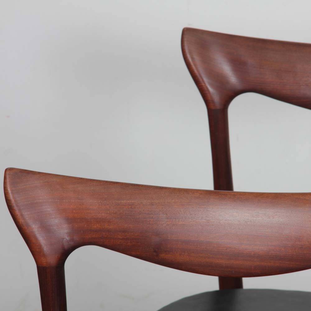 4 Scandinavian chairs by Henry-Walter Klein for Bramin, 1960