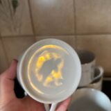 Set of six porcelain cups